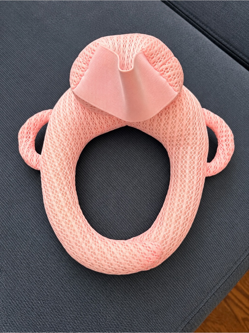 Pink Bottle Pillow for Self Feeding